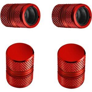 Tire Valve Stem Caps 4 Pack Universal Fit Anti-Corrosion Alloy for Car SUV Bike